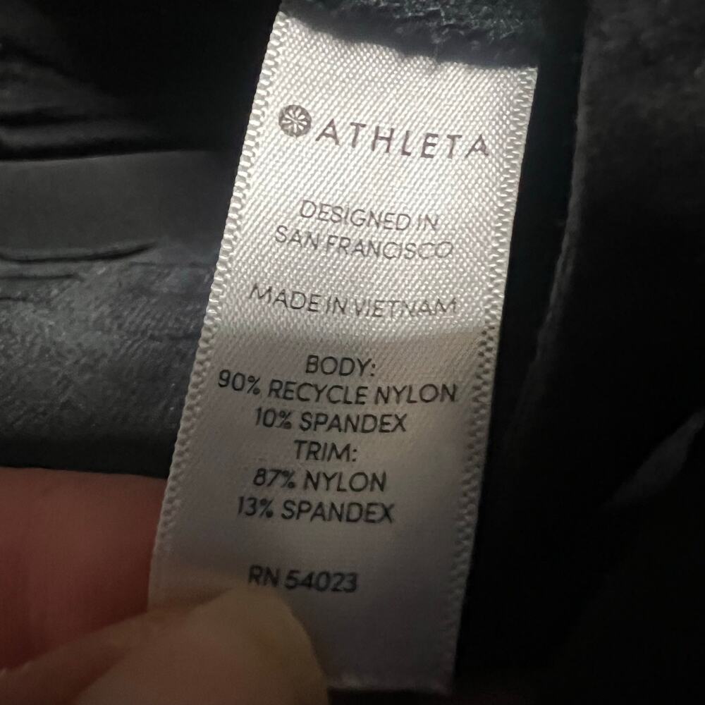 Athleta Pants Womens 8T Wander Straight Black Hiking Active #353692 *flaw - Picture 7 of 13